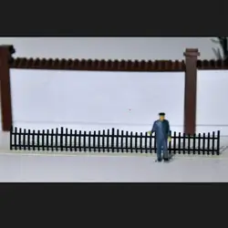 10 шт./лот Поезд Модель 1 87HO архитектурной сцены песок стол железной дороги вокруг оригинальный бренд матч забор