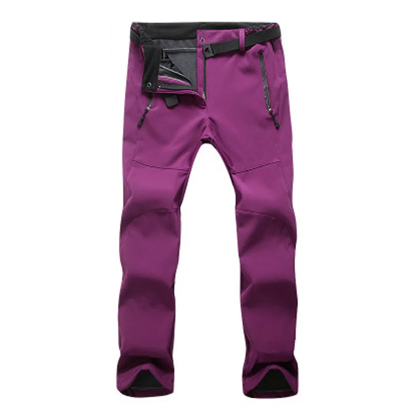 Pantalones cálidos de lana para hombre, ropa de invierno para exteriores,  nieve, Camping, senderismo, trabajo, a prueba de viento, esquí,  impermeable, transpirable - AliExpress