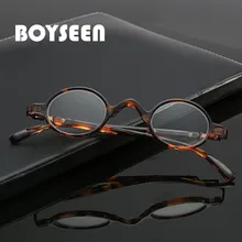 BOYSEEN Ретро Для мужчин Для женщин круглые очки для чтения рамки по заказу покупателя 1,0 1,5 2,0 2,5 3,0 1008