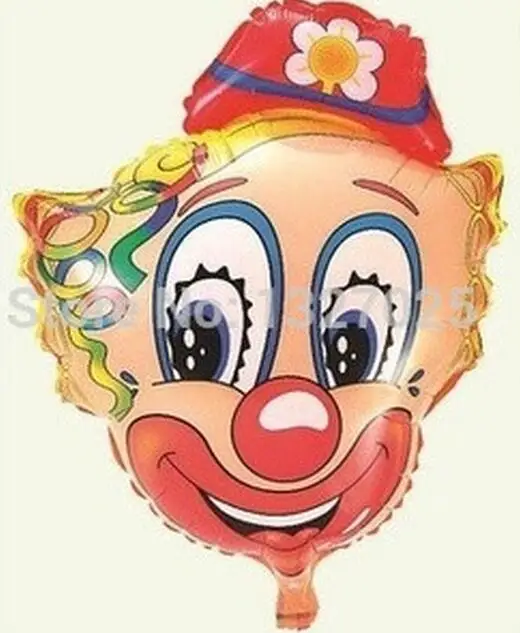 

free shipping 1pcs/lot new happy birthday party supplies Smiley Clown Balloon kids children toy,wedding decoration wholesale