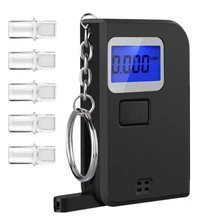 Портативный цифровой алкотестер дыхания анализатор ЖК-детектор подсветка светильник