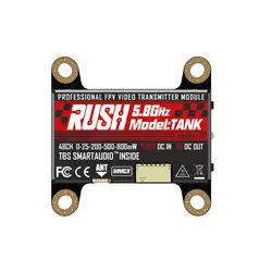 RUSH VTX бак 5,8 Г 48CH Smart Audio 0-25-200-500-800mW переключаемый AV FPV передатчик для модели RC Multicopter Часть Аксессуары