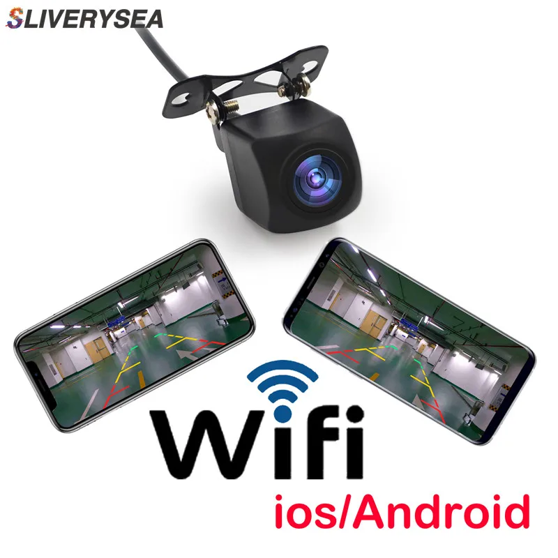 

SLIVERYSEA New Tech Mini WiFi Car Back Up Camera Waterproof Rear View Camera Easy Installation Convenient to Use #B1222