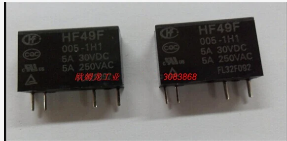 Горячая Распродажа новинка Φ HF49F 005 1H1 5VDC 5V relay DIP4|Реле| |