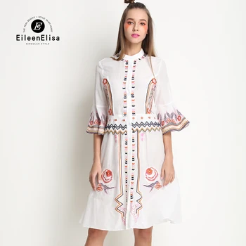 

Luxury Dress 2017 Spring Women Runway Dresses