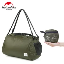 Naturehike открытый 20D силиконовое покрытие вещевой мешок анти слеза Водонепроницаемый дорожные сумки унисекс вещи мешки Сверхлегкий черный 145 г