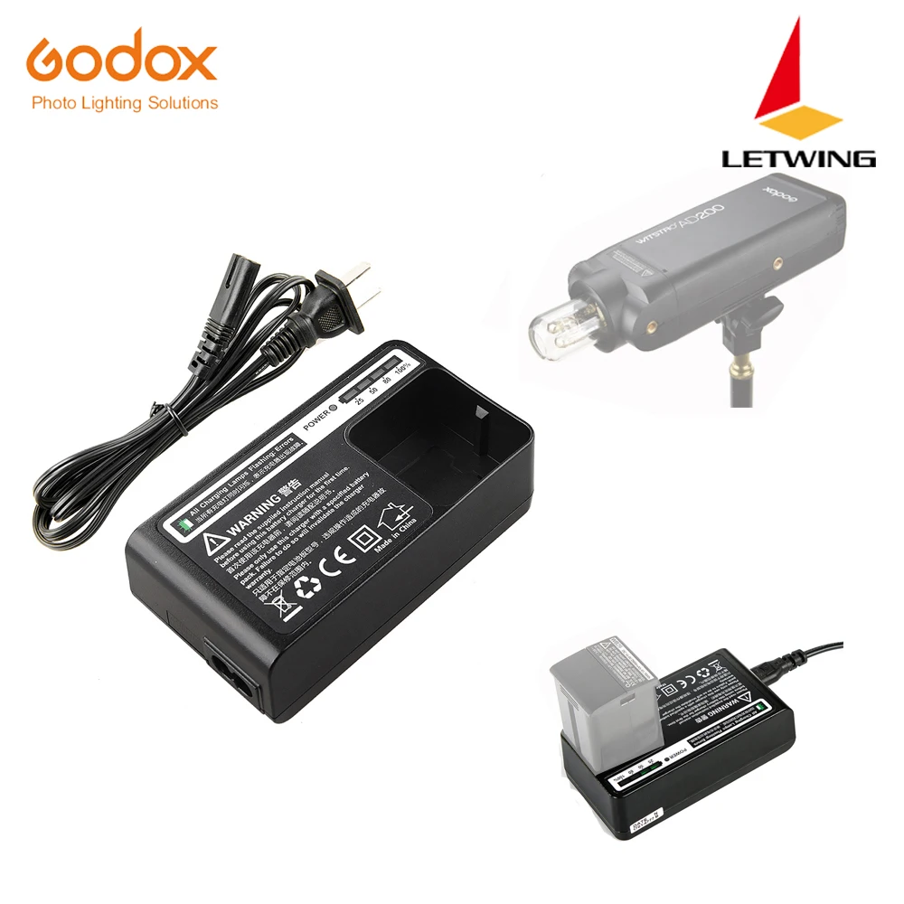 Godox C29 Charger for WB29 Lithium Battery for AD200 Camera Flash