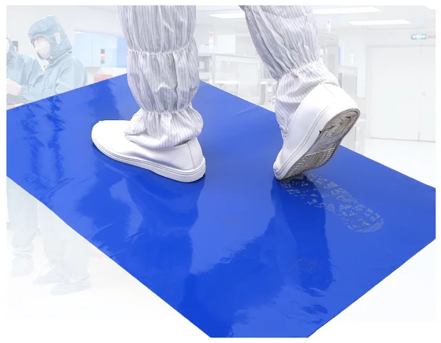 5 pcs Sticky mat tacky mat cleanroom mat Dust Sticky Mat blue