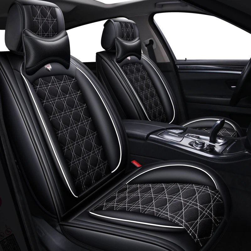 

(Front+Rear)automobiles Leather&Flax car seat cover For Renault Koleos Megane Kadjar Captur Fluence Scenic Talisman Latitude