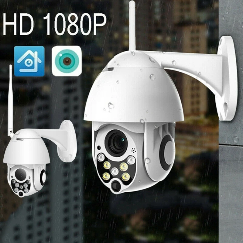 1080P PTZ IP камера наружная скоростная купольная беспроводная Wi-Fi камера безопасности панорамирование 4X зум ИК Сетевая CCTV камера видеонаблюдения Домашняя безопасность