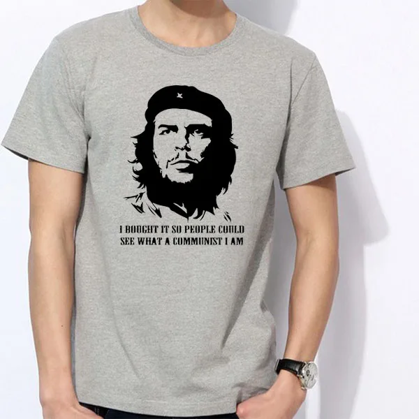 

Men's Short sleeve t-shirt Ernesto Che Guevara Cuban Revolution Leninism Argentina 100% cotton t-shirt jersey fans