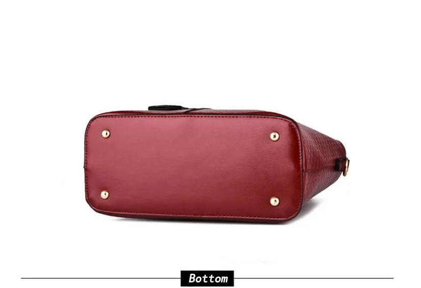 de Couro Bolsas Moda Mulheres Messenger Bags
