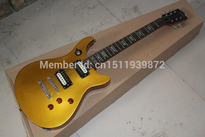 

Free shipping G-LP Studio Satin New arrival abalone fret inlay keyboard jak matsumoto signature golden colour Electric Guitar
