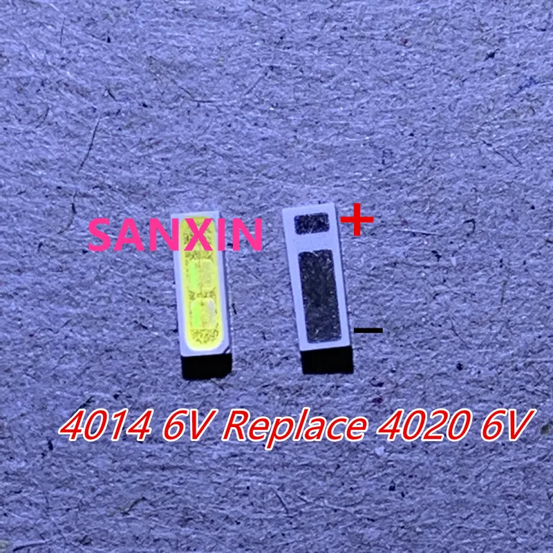1000 шт./лот 4014 4020 emc CHIP-2 SMD светодиодные бусины холодный белый 1 Вт 6В 150мА для