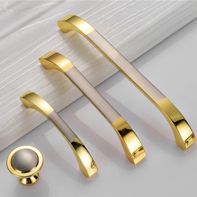 Cheap Modern Door Handles Kitchen Knobs Furniture Hardware Wardrobe Cupboard Handle Gold Drawer Pulls Cheap Modern Door Handles Kitchen Knobs Furniture Hardware Wardrobe Cupboard Handle Gold Drawer Pulls