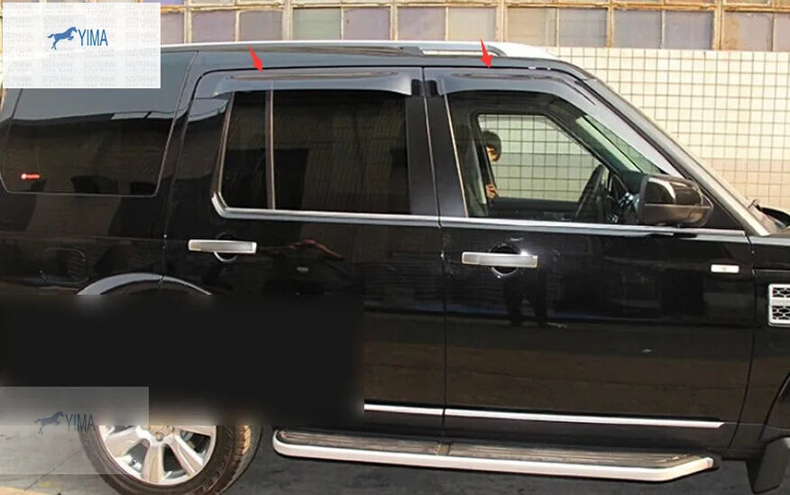 Exterior ! For Land Rover Discovery 4 2014 2016 Window Visors Awnings