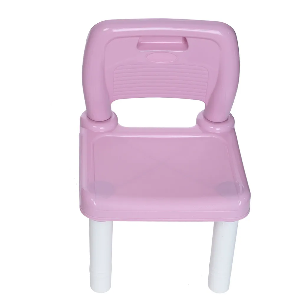 Plastic Kids Table And 2 Chairs Set, Set For Boys Or Girls Toddler Children's Table And Chairs Environmentally Friendly Plastic Kids Table And 2 Chairs Set, Set For Boys Or Girls Toddler Children's Table And Chairs Environmentally Friendly