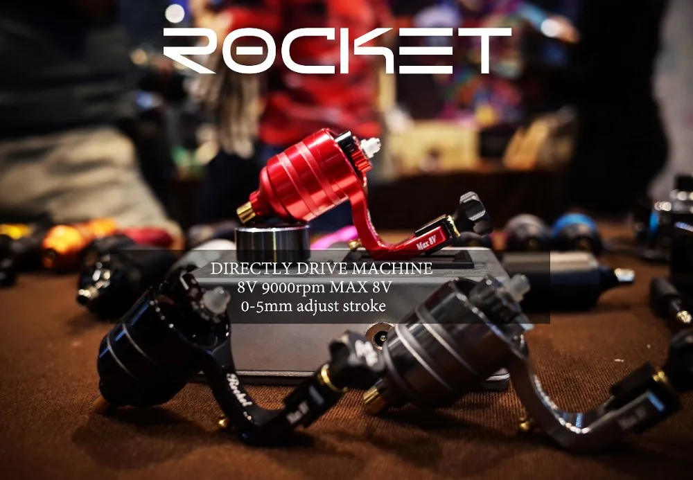 Ракета роторный прямой привод тату машина Япония mabuchi пистолет для татуажа Бесплатный RCA ШНУР