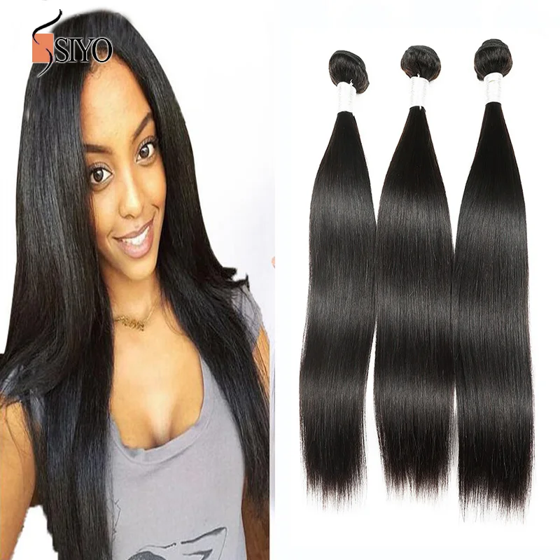 8A Indian Virgin Hair Straight Human Hair Extensions Raw Indian Hair