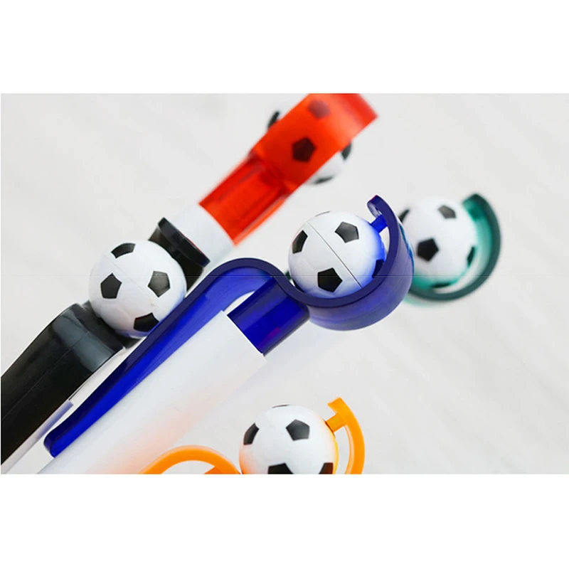 1 шт шариковая ручка 0,5 мм синие чернила принадлежности для письма шариковая ручка милый футбол корейский школьные принадлежности для студентов канцелярские принадлежности