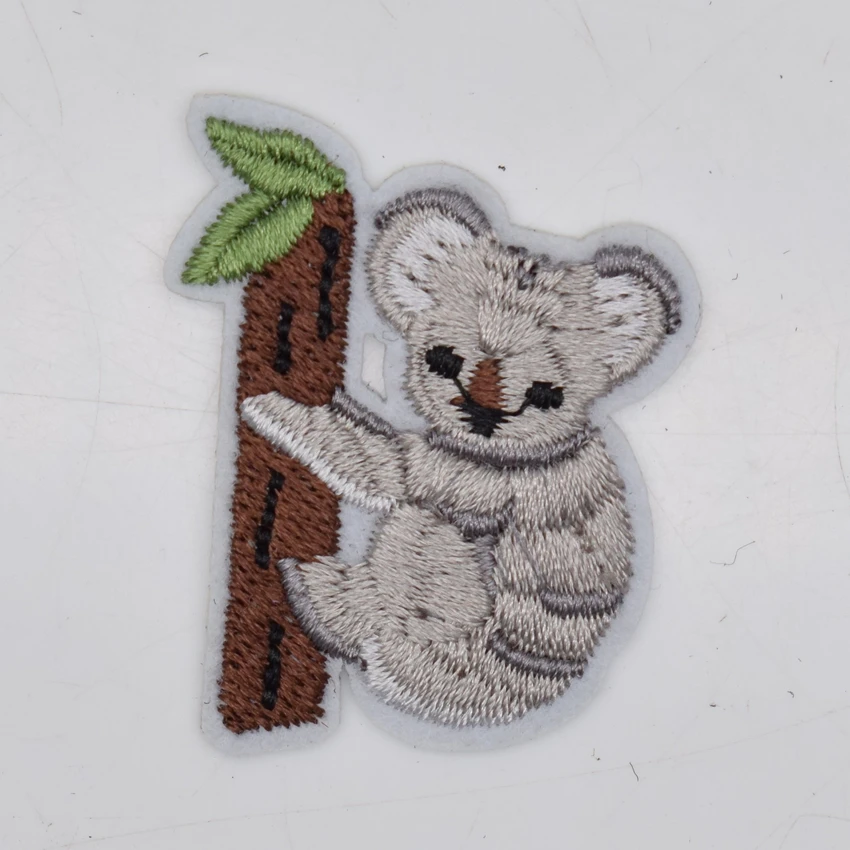 1 шт. вышитая нашивка Koala для одежды с аппликацией в виде животных детская одежда