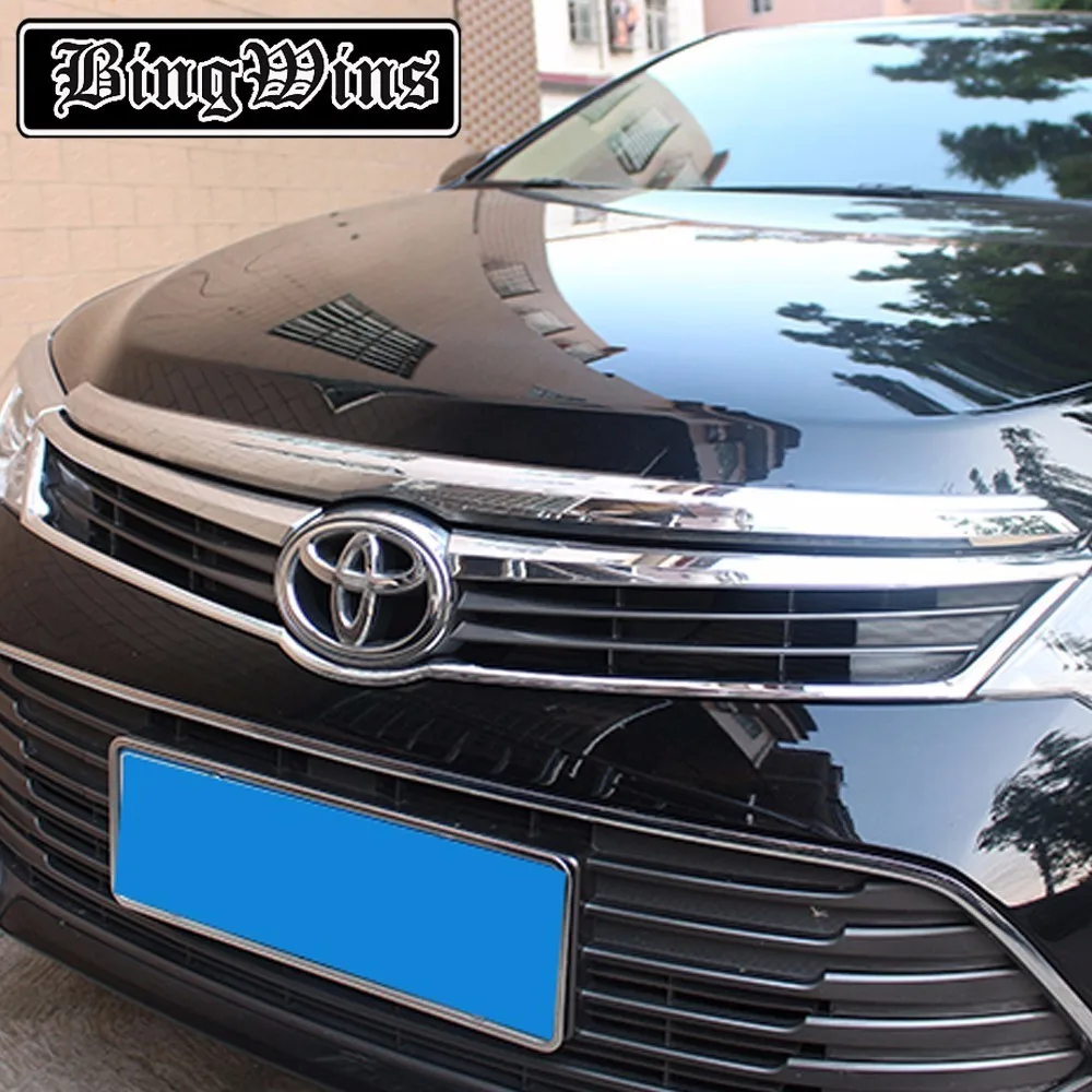 ^Cheap BINGWINS For Toyota Camry grille chrome trim car styling 2015-2017 For Camry logo front grille strip stickers car speacial ABS ^Cheap BINGWINS For Toyota Camry grille chrome trim car styling 2015-2017 For Camry logo front grille strip stickers car speacial ABS
