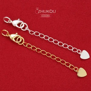 ZHUKOU one pair /two pieces 7x70mm chain for handmade necklace jewelry accessories hole:4.2mm model:PZ30