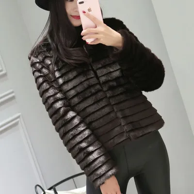 Women New Free Shipping Fashion Faux Fur Coat MTCL03
