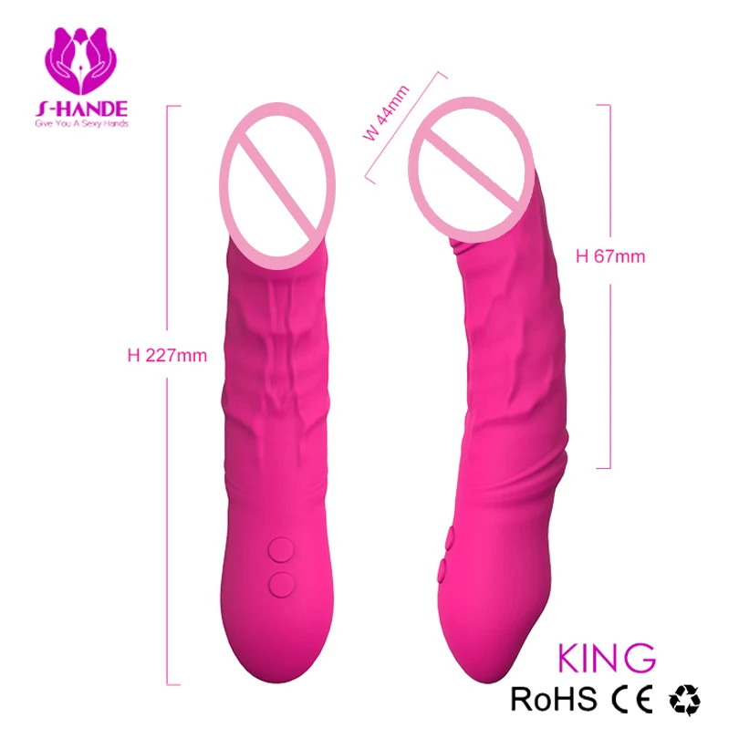 Discount  SI HAN DE Dildo Vibrator Sex finger USB Rechargeable silicone vibrators Multi-function G-spot stimu