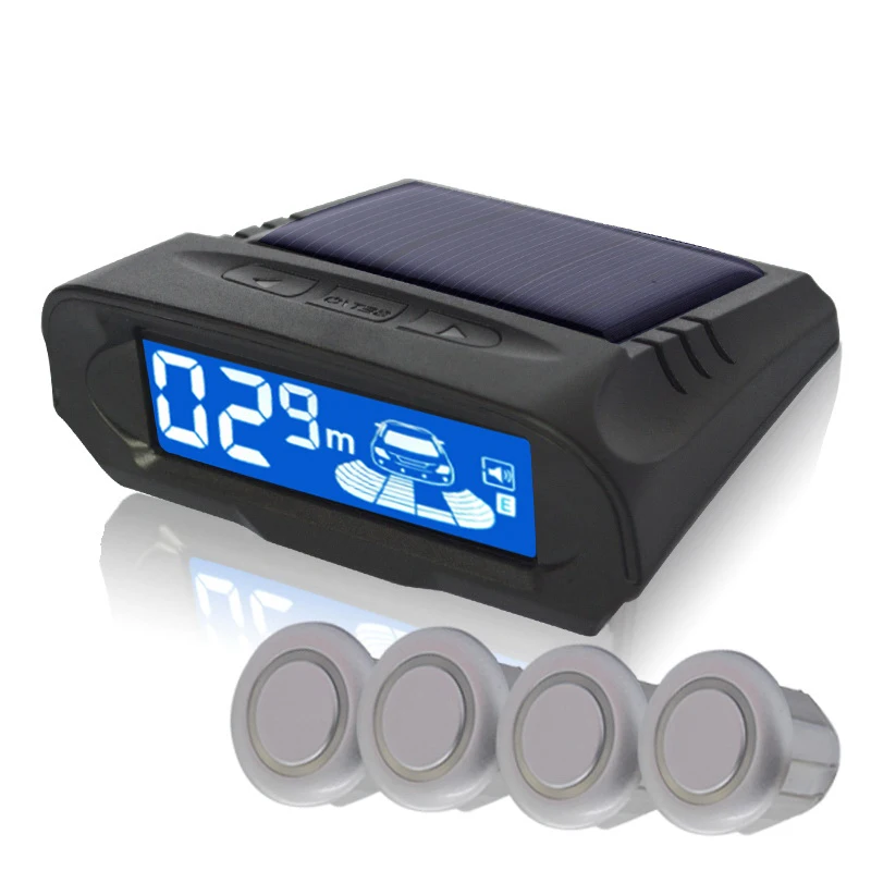 NY318/4 sensors Car styling wireless parking sensors/Solar charging