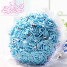 Ayicuthia индивидуальные туфли на шнурках для невесты Букет De Mariage вьющаяся Роза из искусственного шелка Орхидея букет свадебных цветов для невесты S122