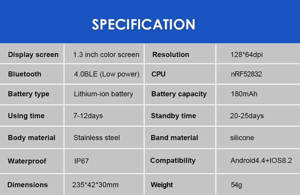 MOCRUX CK12 умные часы IP67 водонепроницаемые носимые устройства Bluetooth шагомер кровяное давление, умные часы для Android/IOS