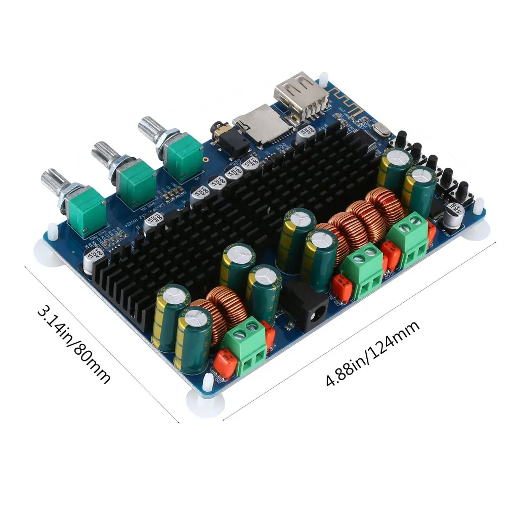 USB Tf Decoding 2.1 Channel Digital Power Amplifier Board 2.1 Digital Power Amplifier Board Hf41 Durable