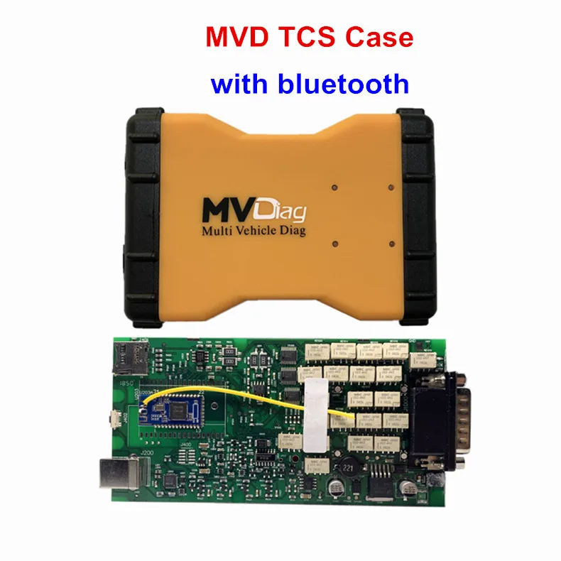 Новое поступление одиночный PCB Multidiag,1 с Keygen новейший Bluetooth OBDIICAT-CDP OBD2 диагностический сканер инструмент для автомобилей/грузовиков - Цвет: MVD TCS  Bluetooth