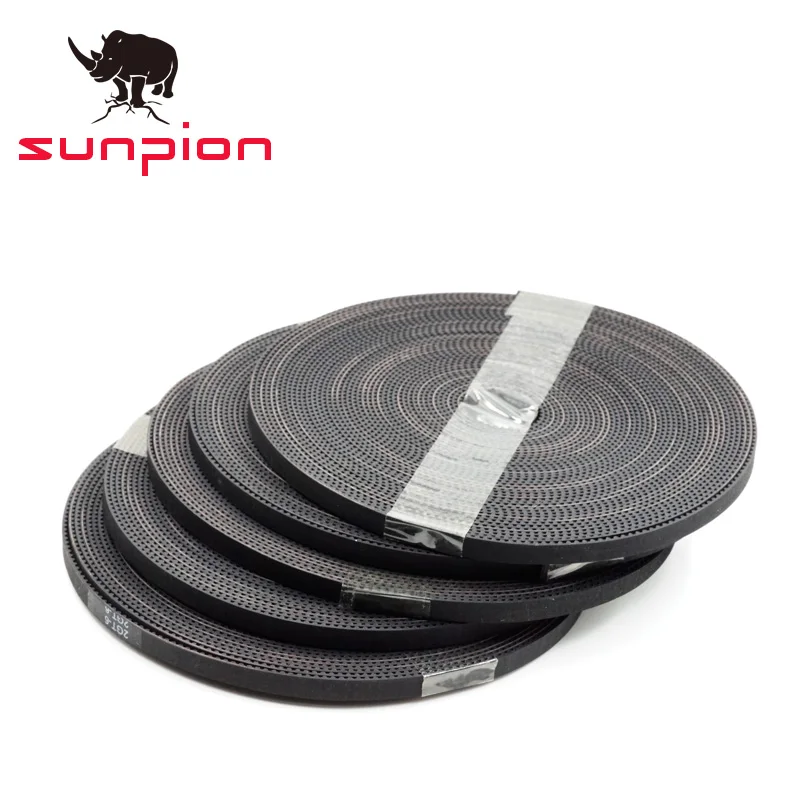 SUNPION 3 шт. 5 м/лот GT2-6mm Ремень ГРМ без кожуха ширина 6 мм GT2 Ремень руббр стекловолокна длина для 3D-принтера аксессуары