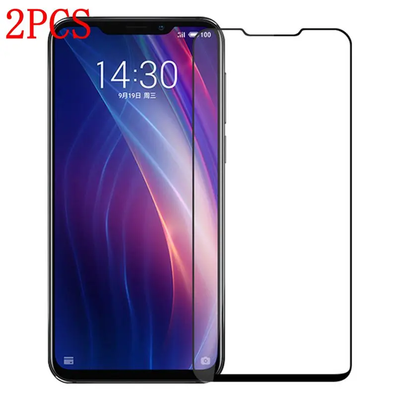 Закаленное 3d стекло с высоким содержанием алюминия для Meizu X8 2 шт. полное покрытие
