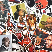 52pcs Not Repeat Basketball Stars Sneakers Notebook Bike Luggage Box Tide Brand Shoes Jordan Graffiti Jordan