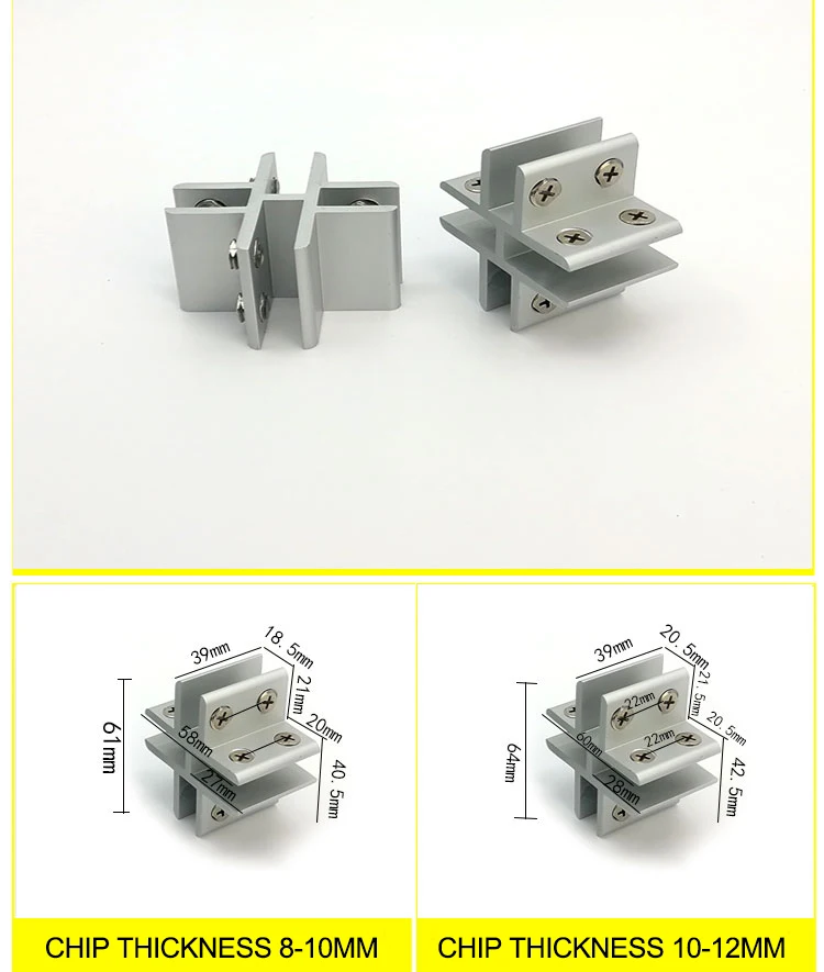 Мебель для Стекло 90-180 градусов зажим, стекло шкаф М крест фиксированный крепежный хомут разъем свободное отверстие 4 шт./лот