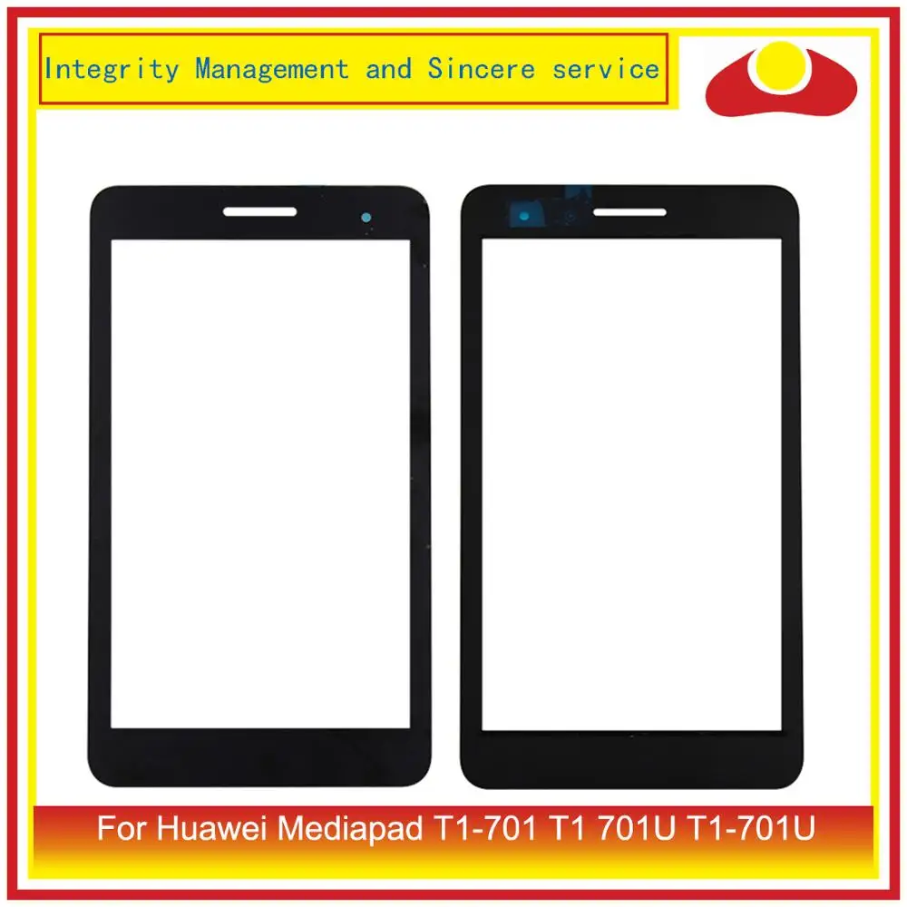 

ORIGINAL For Huawei Mediapad T1-701 T1 701U T1-701U Touch Screen Panel Front Outer LCD Glass PC Tablet Replacement