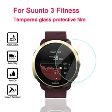 Защитная пленка из закаленного стекла 9H 2.5D прозрачная защита для Suunto 3 Фитнес Спорт Смарт-часы дисплей экран протектор