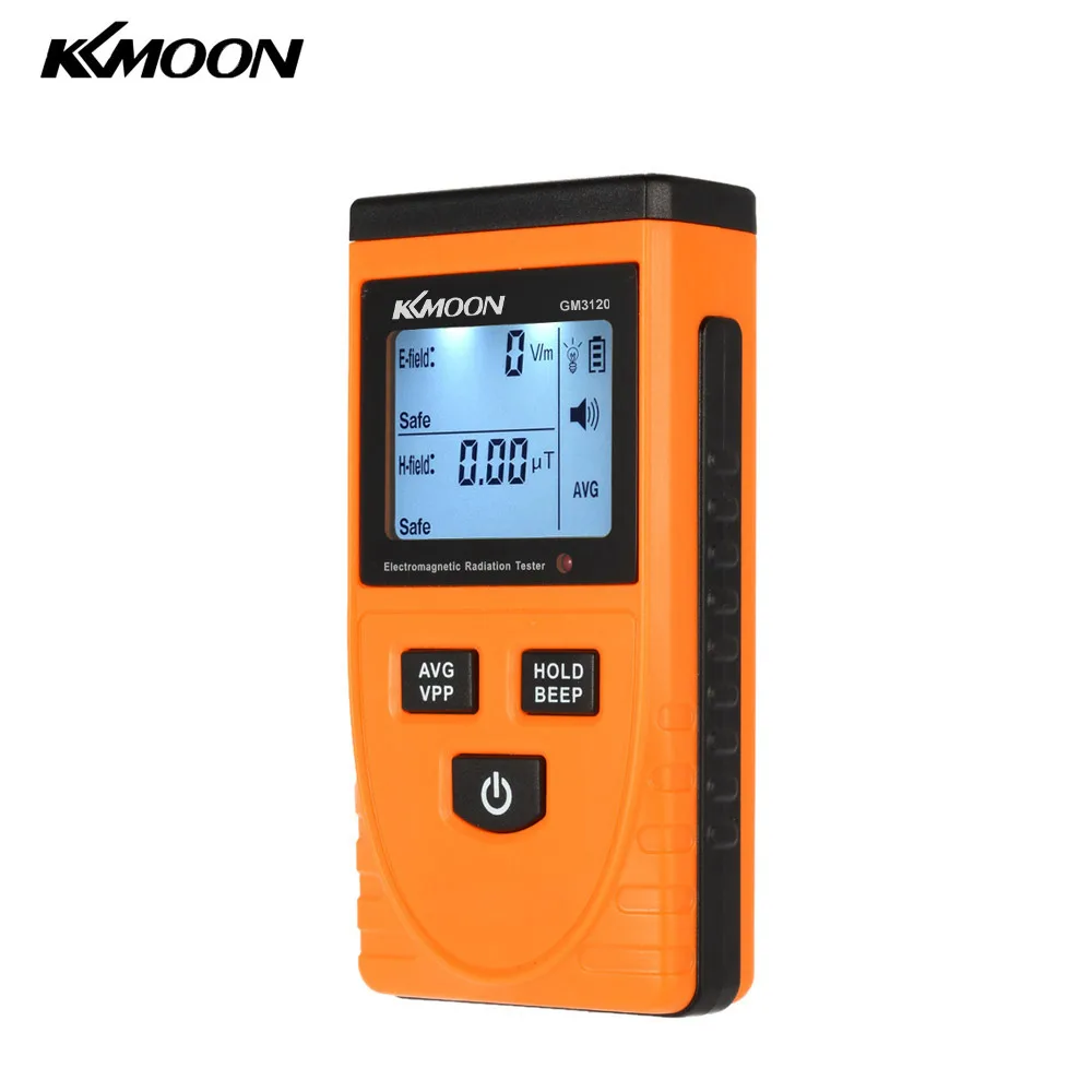 KKmoon цифровой ЖК-детектор электромагнитного излучения метр Дозиметр Тестер счетчик