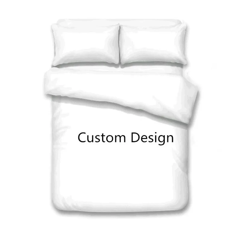 

Customized 3d Digital Printing Bedding Set Duvet Color And Pillowcase Sets 2/3pcs