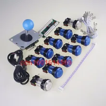Arcade DIY Kit Parts USB Encoder To PC + 5 Pin Joystick + 10x Push Button For Arcade MAME Fighting Games