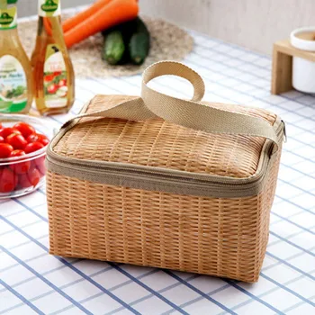 

Lunch Bag For Women Portable Thermal Insulated Bento Box Picnic Tote Storage Camping Travel Men Food Bag