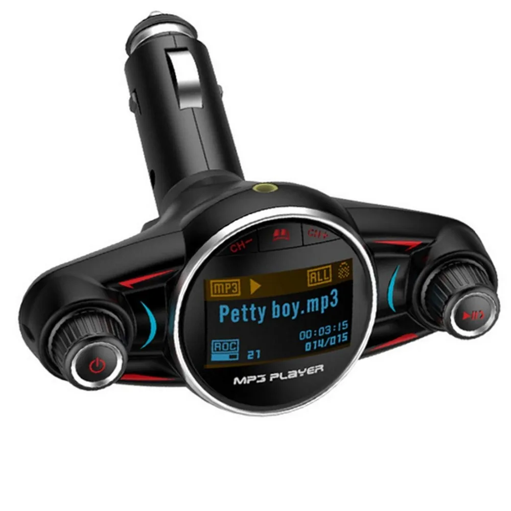 Автомобильное зарядное устройство fm передатчик Bluetooth 4 0 автомобильный комплект