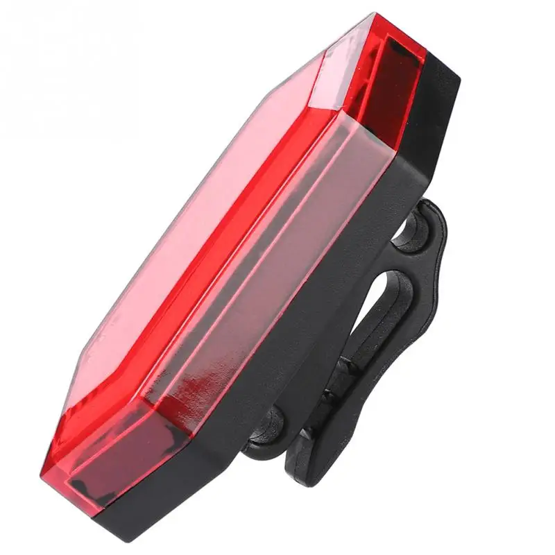 Best Bike Lamp Outdoor Waterproof USB Charging Bike Rear Saddle Lamp Tail Safety Warning Red Light Night Riding Accessory 3