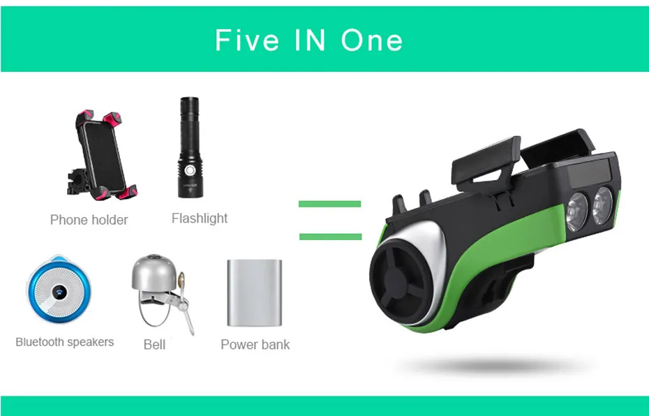 Excellent ROCKBROS Bike Head Light Cycling Bicycle LED Light Waterproof Bell Multifunction MTB Lights Lamp Headlight Accessories M6005 6 Excellent ROCKBROS Bike Head Light Cycling Bicycle LED Light Waterproof Bell Multifunction MTB Lights Lamp Headlight Accessories M6005 6