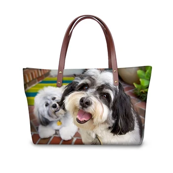 

Havanese Dog Women Big Messenger Bags High Quality Bao Bao Totes Cross-body Bag for Female Shopping Bag Bolsos Mujer