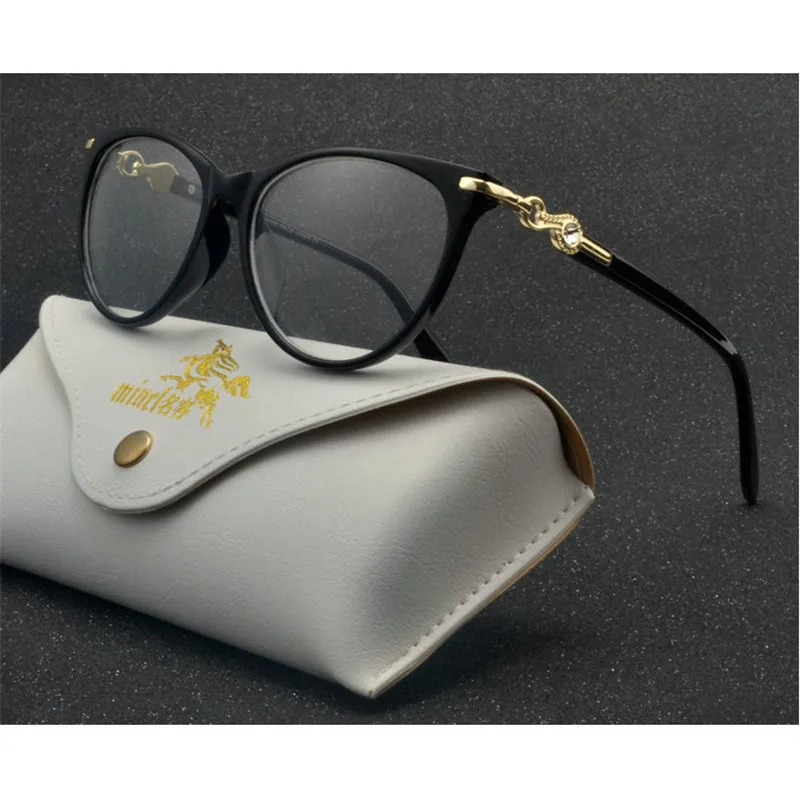 

transparent crystal cat glasses frames for women designer brand 2019 women's luxury eyeglasses rhinestones optical glasses NX