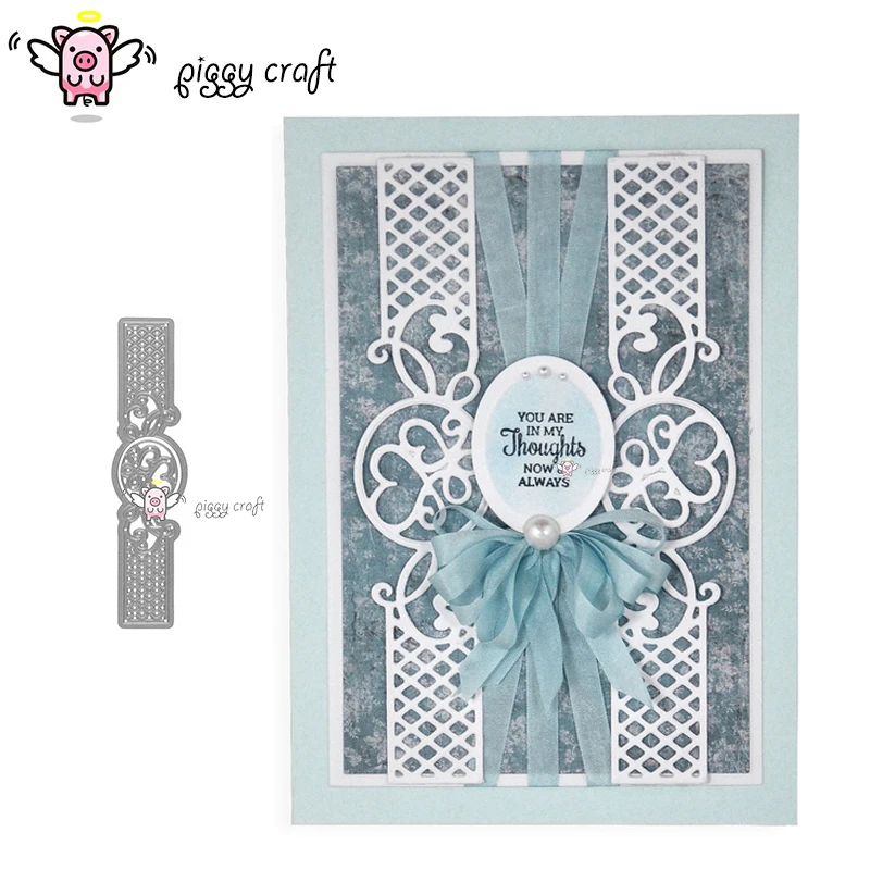 

Piggy Craft metal cutting dies cut die mold New Greeting card buckle Scrapbook paper craft knife mould blade punch stencils dies